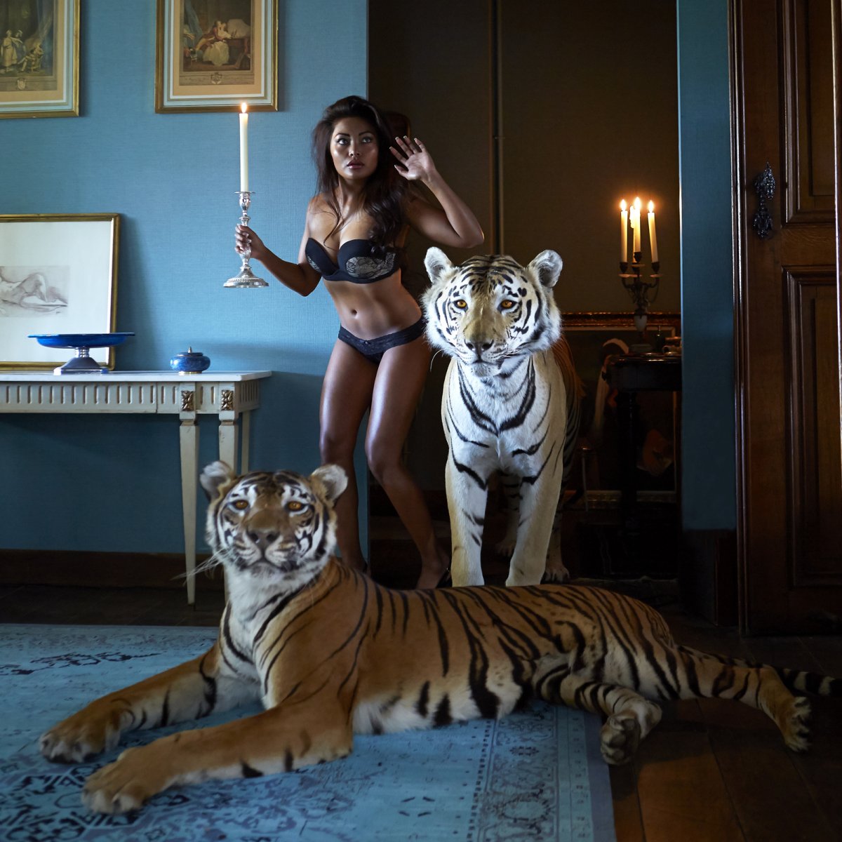 Tiger und Tigerin